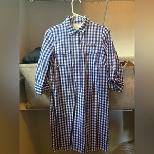 Vineyard Vines Blue & White Gingham Dress - 4